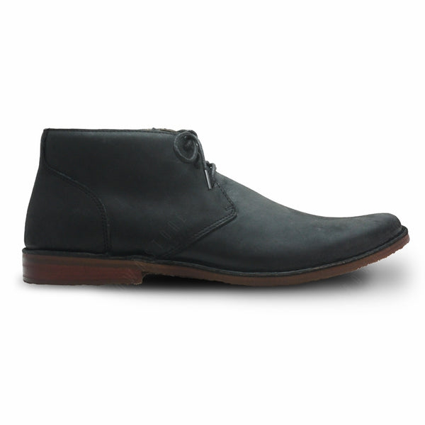 The Carpentry Ankle Boot Nubuck Black - Assembly Artisans Co.,Ltd.