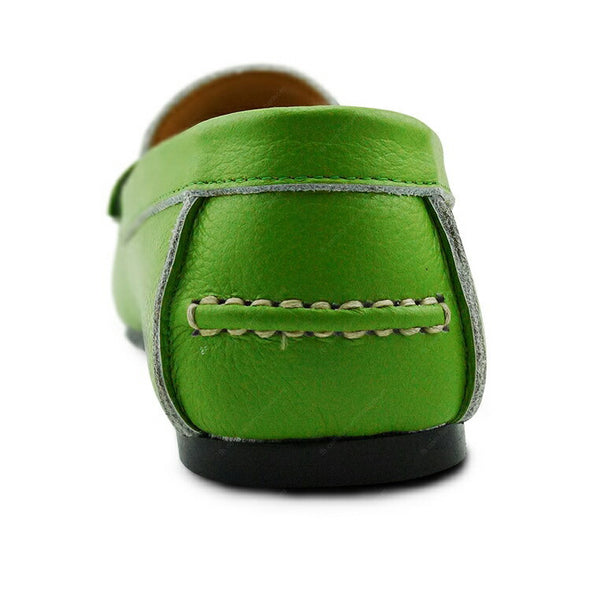 Penny Loafer Wrinkle Soft Leather Pomelo Green - Assembly Artisans Co.,Ltd.