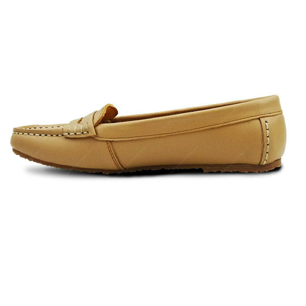 Leather Moccasin Soft Cream - Assembly Artisans Co.,Ltd.