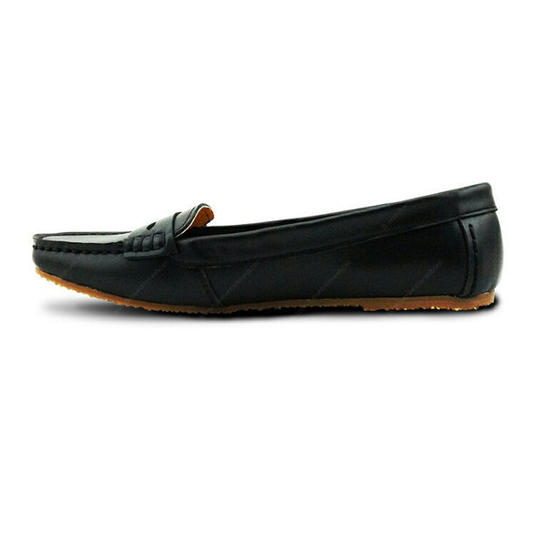Leather Moccasin Soft Black - Assembly Artisans Co.,Ltd.