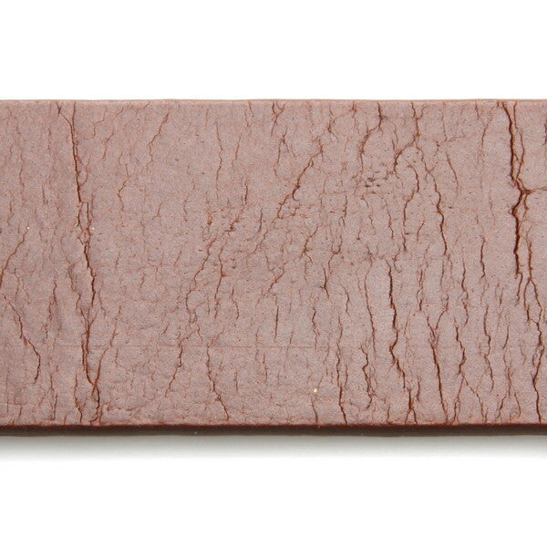 Full Grain Genuine Leather Belt City Oxford Curve Brass Buckle - Brown - Assembly Artisans Co.,Ltd.