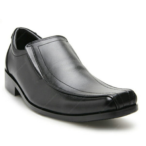 Leather Shoes City Oxford Flat Black - Assembly Artisans Co.,Ltd.