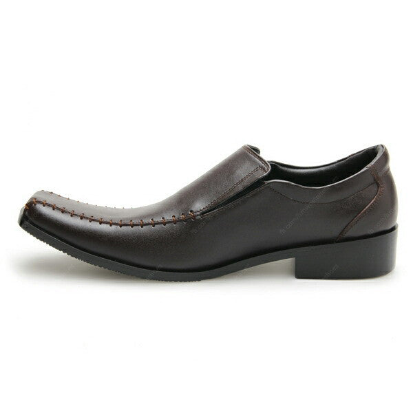 Leather Shoes City Oxford Executive Flat Thread Dark Brown - Assembly Artisans Co.,Ltd.