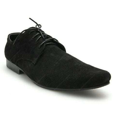 Leather Shoes Clever Suede Black - Assembly Artisans Co.,Ltd.