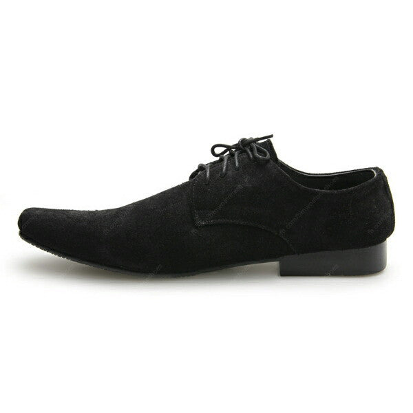 Leather Shoes Clever Suede Black - Assembly Artisans Co.,Ltd.