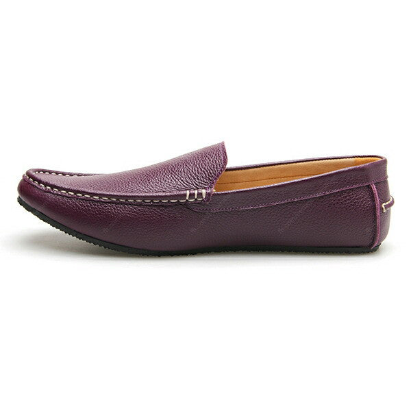 Casualist Leather Loafer Wrinkle Soft Purple Passion - Assembly Artisans Co.,Ltd.