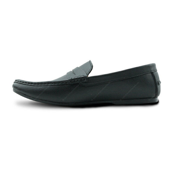 Penny Loafer Wrinkle Soft Leather Leather Black (Black Series) - Assembly Artisans Co.,Ltd.