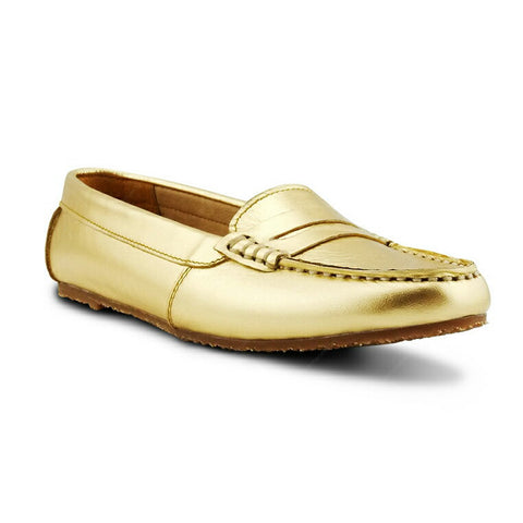 Gorgeous Girl Leather Moccasin Stardust Gold - Assembly Artisans Co.,Ltd.