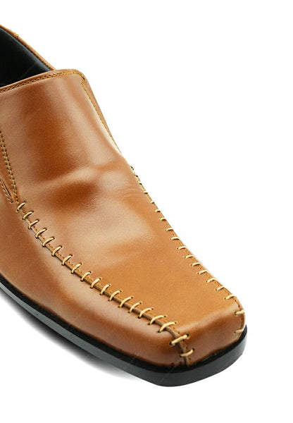 Leather Shoes City Oxford Executive Flat Thread Beige - Assembly Artisans Co.,Ltd.