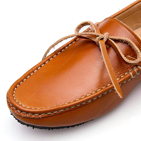 Casualist Lace Leather Loafer Soft Beige - Assembly Artisans Co.,Ltd.