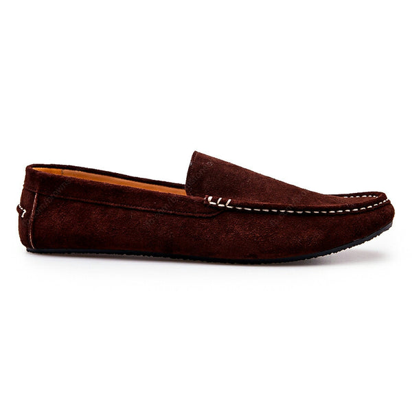 Casualist Leather Loafer Suede Dark Brown - Assembly Artisans Co.,Ltd.