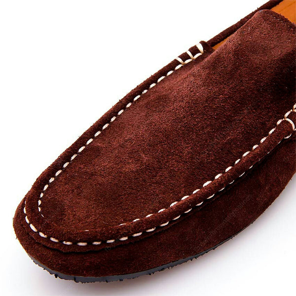 Casualist Leather Loafer Suede Dark Brown - Assembly Artisans Co.,Ltd.