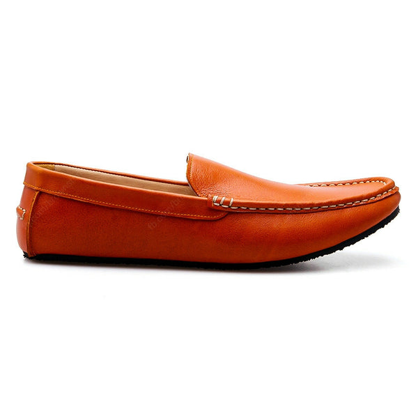 Casualist Leather Loafer Soft Squeeze Orange - Assembly Artisans Co.,Ltd.