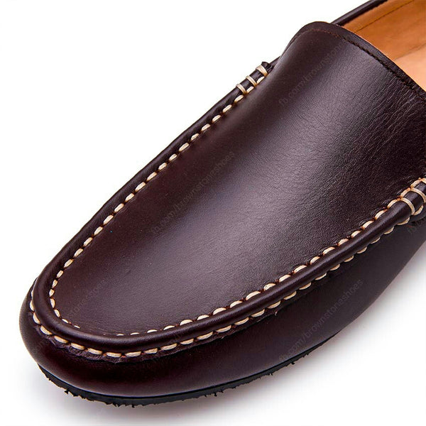 Casualist Leather Loafer Soft Dark Brown - Assembly Artisans Co.,Ltd.