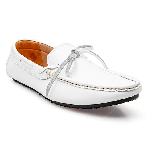 Casualist Lace Leather Loafer Soft Marble White - Assembly Artisans Co.,Ltd.
