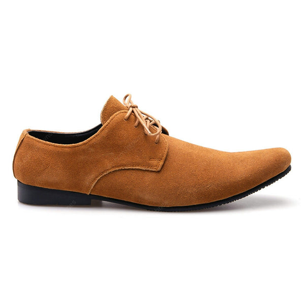 Leather Shoes Clever Suede Tan - Assembly Artisans Co.,Ltd.