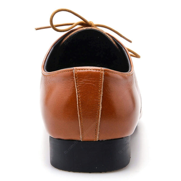 Leather Shoes Clever Soft Beige - Assembly Artisans Co.,Ltd.