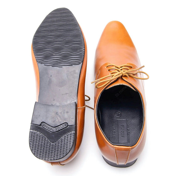 Leather Shoes Clever Soft Beige - Assembly Artisans Co.,Ltd.