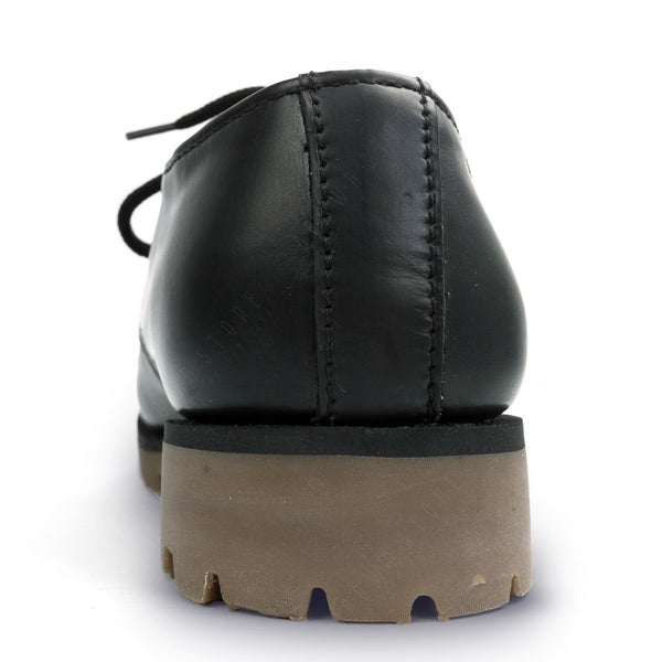 Industrial British Steel Cap Leather Shoes Low Cut Black - Assembly Artisans Co.,Ltd.